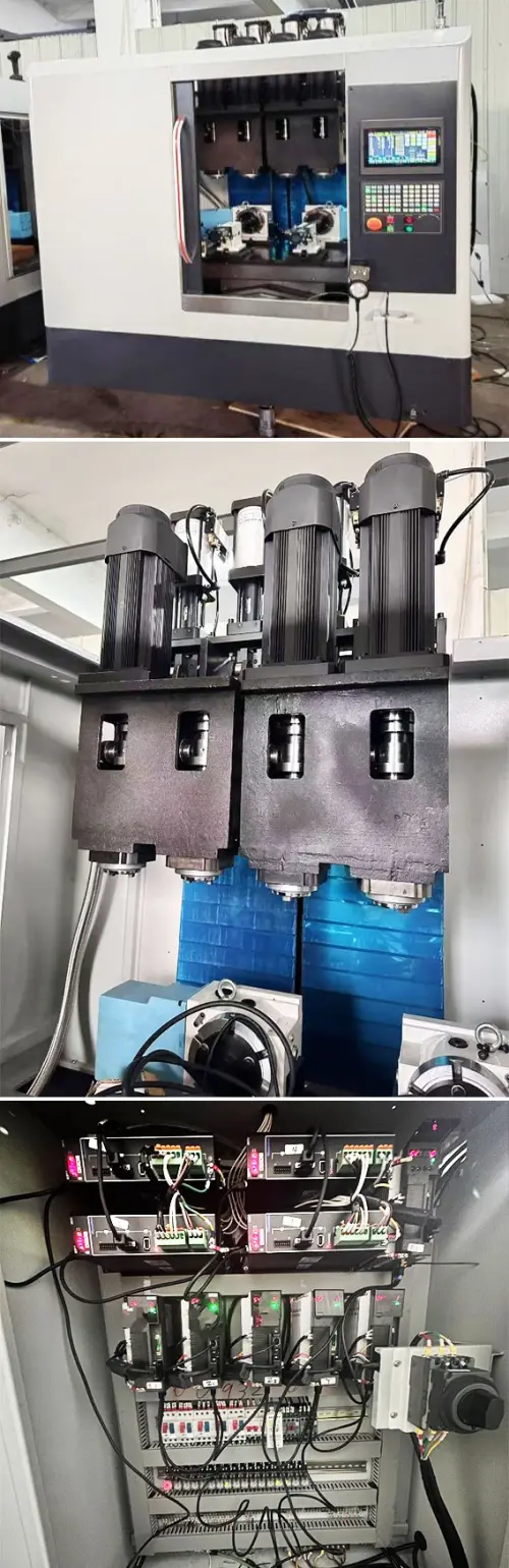 Application of EP5S servo spindle in CNC drilling and tapping machine