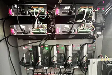 Application of EP5S servo spindle in CNC drilling and tapping machine